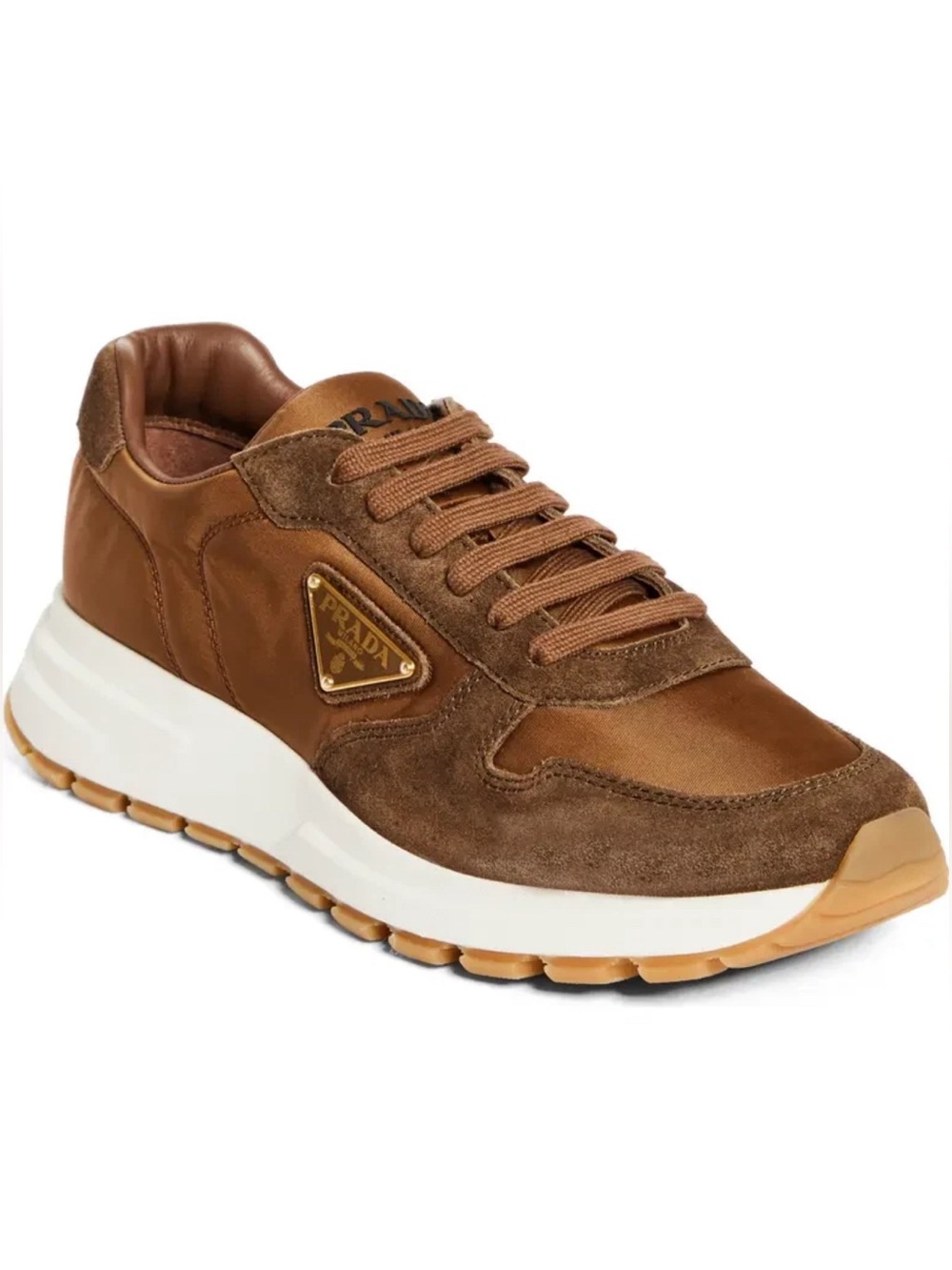 PRADA Men’s PRAX 01 Suede & Nylon Sneakers